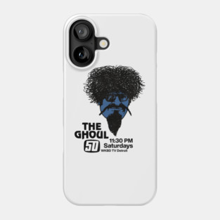 Vintage The Ghoul Horror TV Ghost Host - Cleveland WKBF & Detroit Channel 50 Phone Case