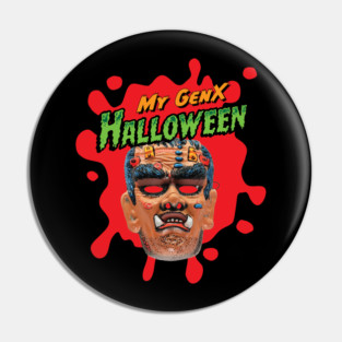 My Gen X Halloween: Monster Pin