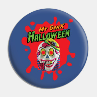 My Gen X Halloween: Killer Clown Pin