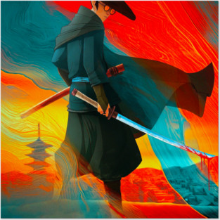 Blue Eye Samurai Cover Posters and Art