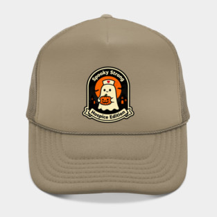 Nurse Squad – Spooky Strong — Hospice Edition Crest | Birthday Gift | Anniversary Gift | Halloween gift | classic halloween | Wedding Gift | Gift Ideas. Hat