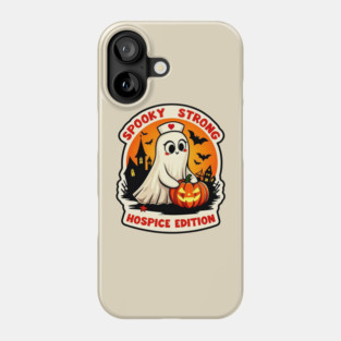 Nurse Squad – Spooky Strong — Hospice Edition Badge | Birthday Gift | Anniversary Gift | Halloween gift | classic halloween | Wedding Gift | Gift Ideas. Phone Case