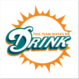Miami-Dolphins Posters and Art