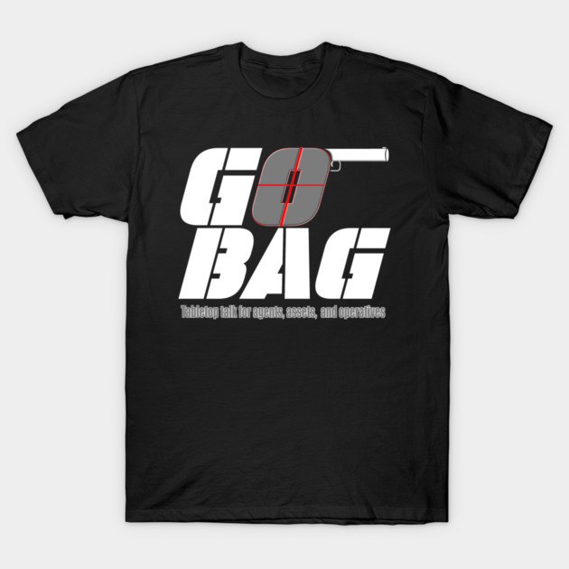 Go Bag White Album Art T-Shirt by RPG Sean