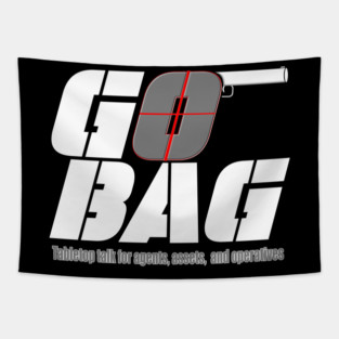 Go Bag White Album Art Tapestry