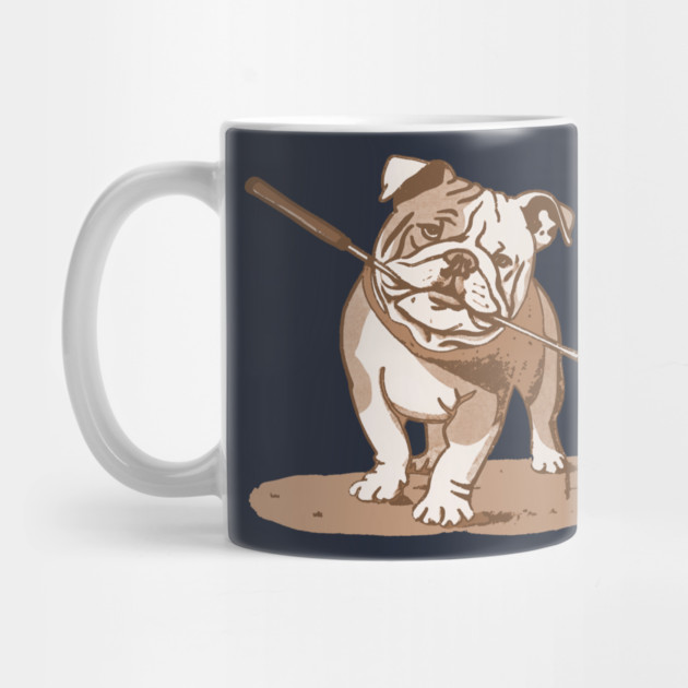 Bulldog with Golf Club by DonWillisJrArt