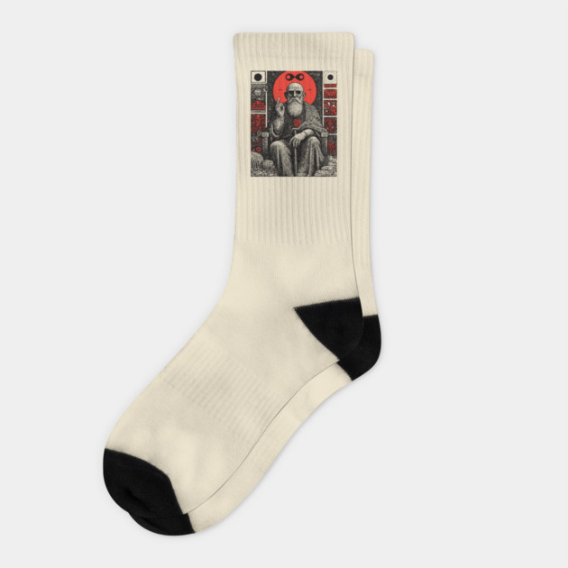 The Magician Manifestation Tarot Art Socks by TuncGK