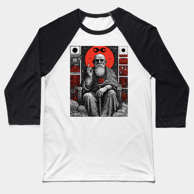 The Magician Manifestation Tarot Art Baseball T-Shirt by TuncGK