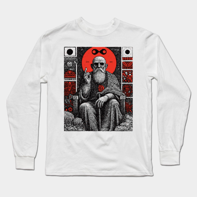 The Magician Manifestation Tarot Art Long Sleeve T-Shirt by TuncGK