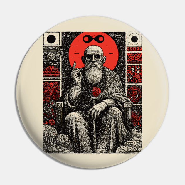 The Magician Manifestation Tarot Art Pin by TuncGK