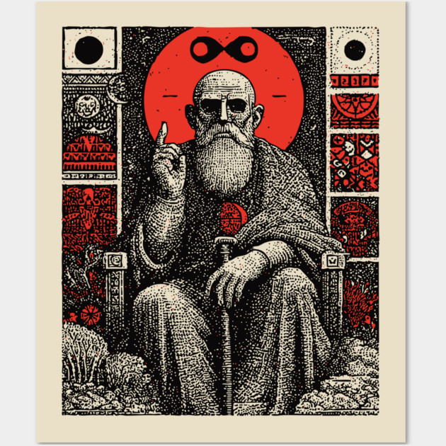 The Magician Manifestation Tarot Art Wall Art by TuncGK