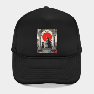 High Priestess Gothic Intuition Tarot Design Hat