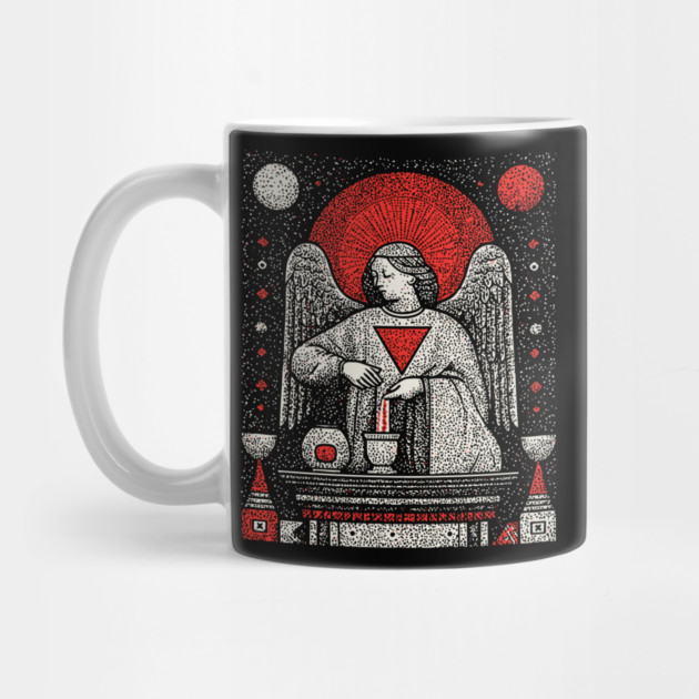 Temperance Angel of Balance Tarot Art by TuncGK