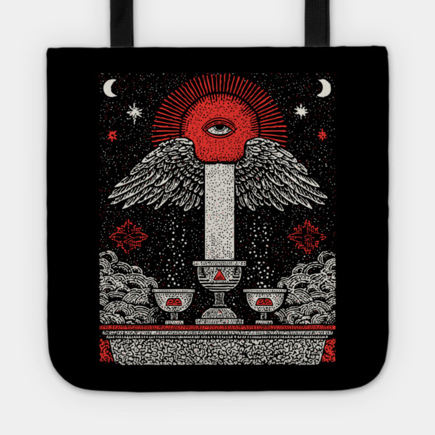 Temperance Serene Harmony Tarot Design Tote by TuncGK