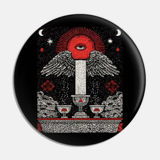 Temperance Serene Harmony Tarot Design Pin by TuncGK