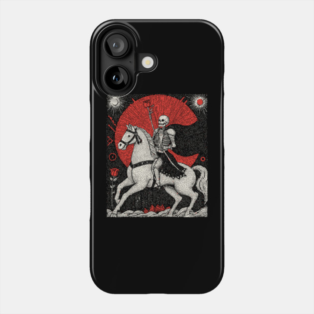 Death Tarot Card of Transformation Phone Case by TuncGK