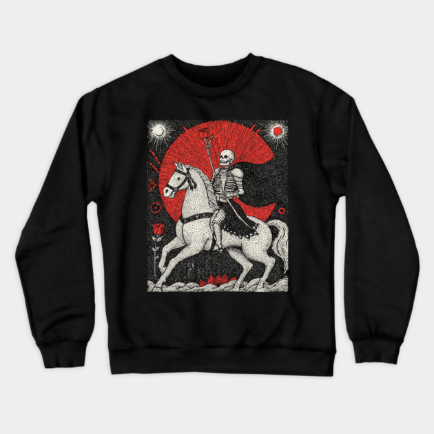 Death Tarot Card of Transformation Crewneck Sweatshirt by TuncGK