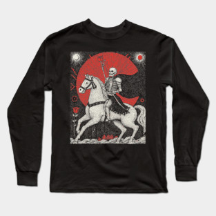 Death Tarot Card of Transformation Long Sleeve T-Shirt
