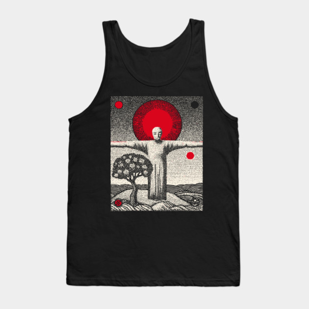 The Hanged Man New Perspective Tarot Art Tank Top by TuncGK