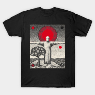 The Hanged Man New Perspective Tarot Art T-Shirt