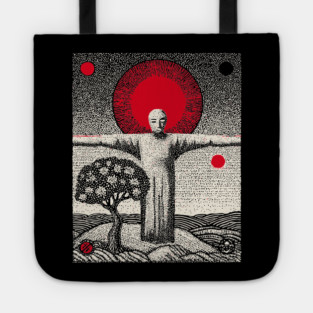 The Hanged Man New Perspective Tarot Art Tote