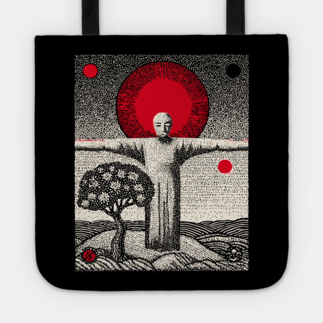 The Hanged Man New Perspective Tarot Art Tote by TuncGK