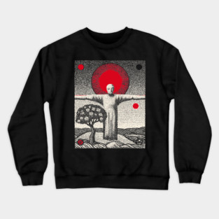 The Hanged Man New Perspective Tarot Art Crewneck Sweatshirt