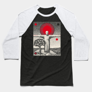 The Hanged Man New Perspective Tarot Art Baseball T-Shirt