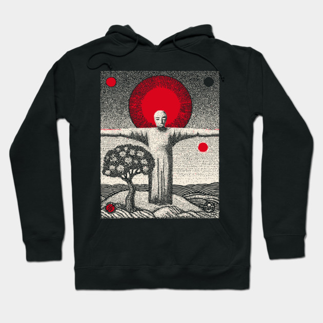 The Hanged Man New Perspective Tarot Art Hoodie by TuncGK