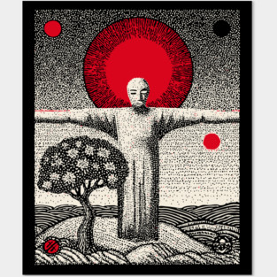 The Hanged Man New Perspective Tarot Art Posters and Art