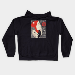 Strength Inner Courage Tarot Art Kids Hoodie