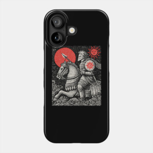The Chariot Armored Victory Tarot Design Phone Case