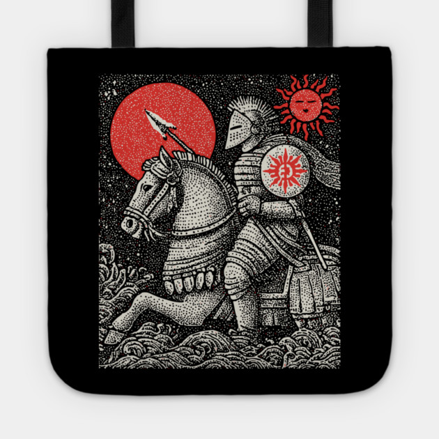 The Chariot Armored Victory Tarot Design Tote by TuncGK