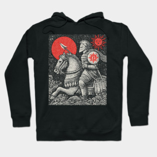 The Chariot Armored Victory Tarot Design Hoodie