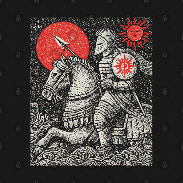 The Chariot Armored Victory Tarot Design by TuncGK