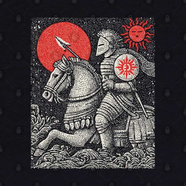 The Chariot Armored Victory Tarot Design by TuncGK
