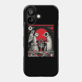 The Lovers Cosmic Connection Tarot Art Phone Case