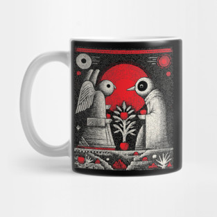 The Lovers Cosmic Connection Tarot Art Mug