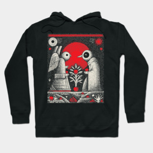 The Lovers Cosmic Connection Tarot Art Hoodie