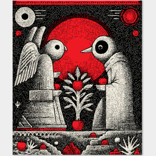 The Lovers Cosmic Connection Tarot Art Posters and Art