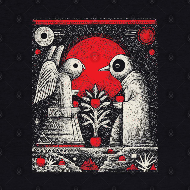 The Lovers Cosmic Connection Tarot Art by TuncGK