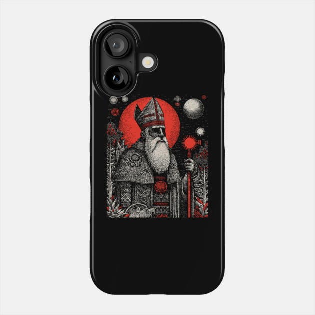 The Hierophant Spiritual Wisdom Tarot Design Phone Case by TuncGK