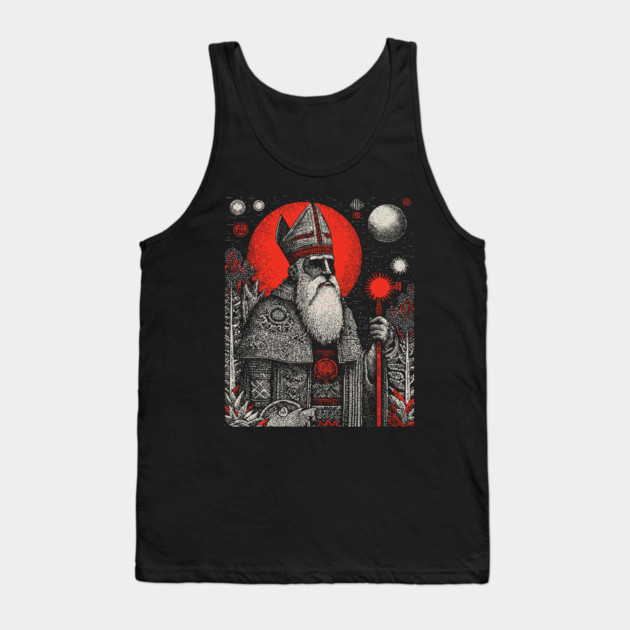 The Hierophant Spiritual Wisdom Tarot Design Tank Top by TuncGK