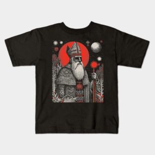 The Hierophant Spiritual Wisdom Tarot Design Kids T-Shirt