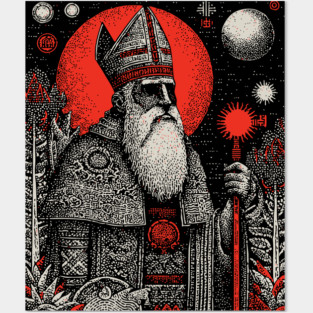 The Hierophant Spiritual Wisdom Tarot Design Posters and Art