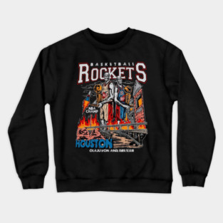 Hakeem Olajuwon & Clyde Drexler Skeleton Dou Crewneck Sweatshirt