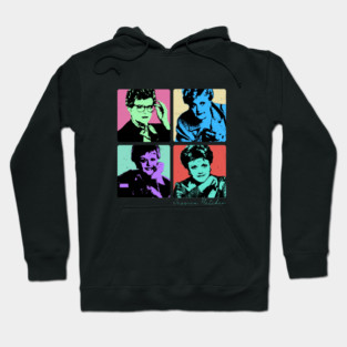 Jessica Fletcher Retro Pop Art Collage Hoodie
