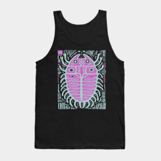 Psychedelic Trilobite Fossil Pop Art Tank Top