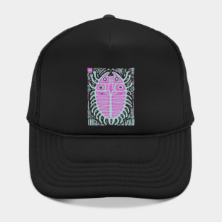 Psychedelic Trilobite Fossil Pop Art Hat