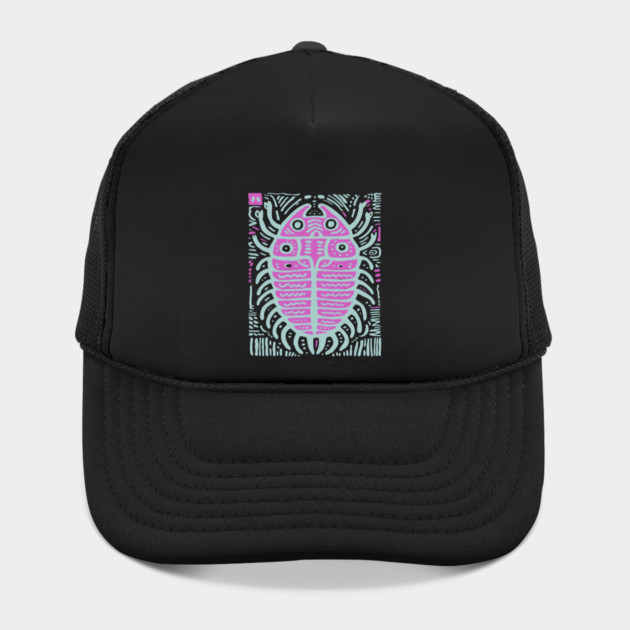 Psychedelic Trilobite Fossil Pop Art by TuncGK
